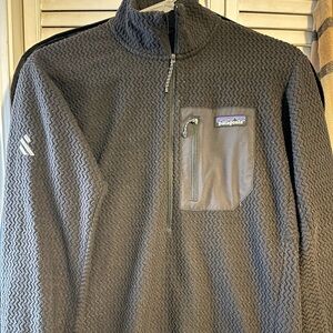 Patagonia Black R1 Air Half Zip Pullover